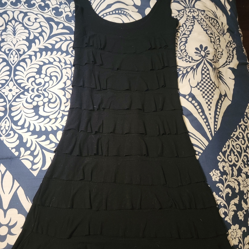 Women's Connected small black mini dress